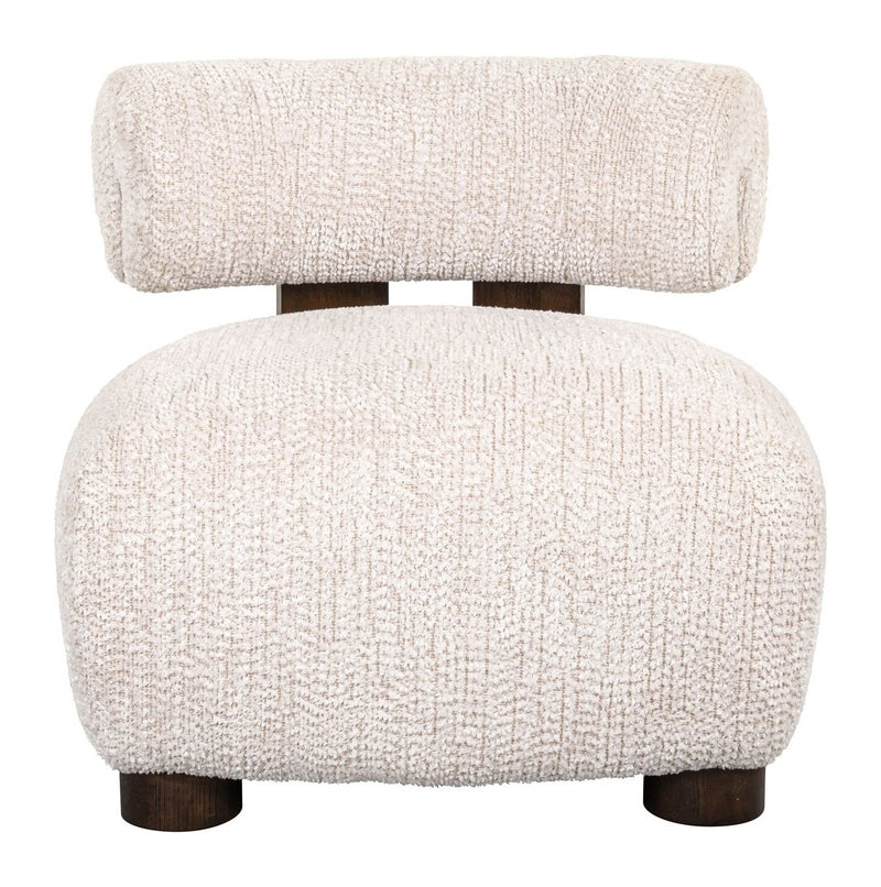 Lounge Stuhl Arabella lovely cream mit Baumwollbezug – Richmond