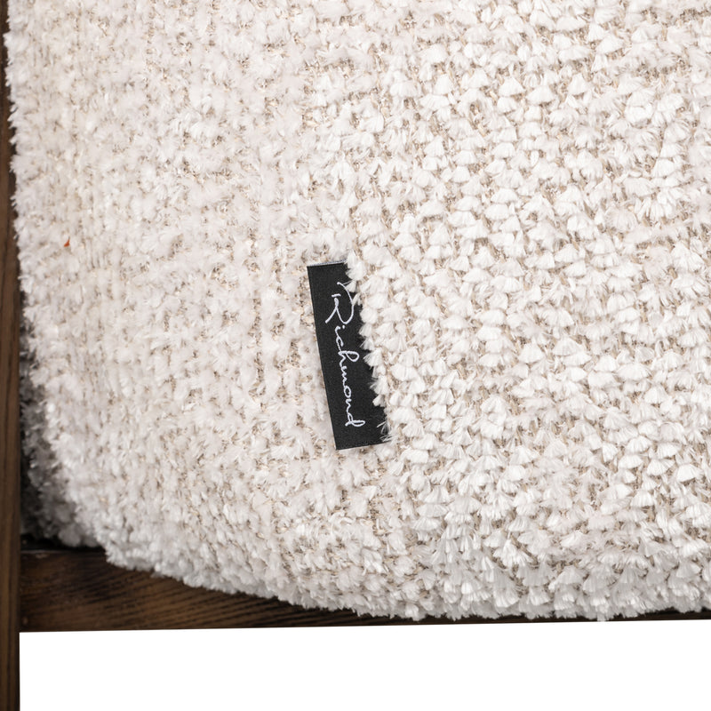 Lounge Stuhl Arabella lovely cream mit Baumwollbezug – Richmond