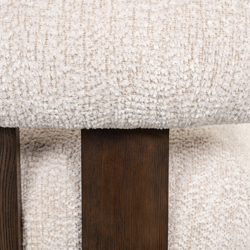 Lounge Stuhl Arabella lovely cream mit Baumwollbezug – Richmond