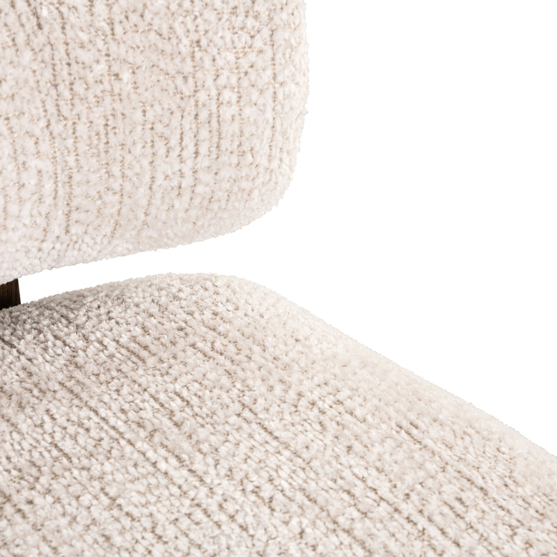 Lounge Stuhl Arabella lovely cream mit Baumwollbezug – Richmond