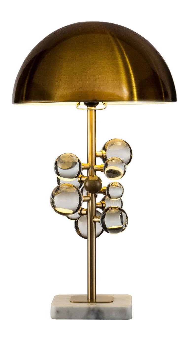 Richmond Tischlampe Bela Bronze - Tischleuchte mit Marmorfuß