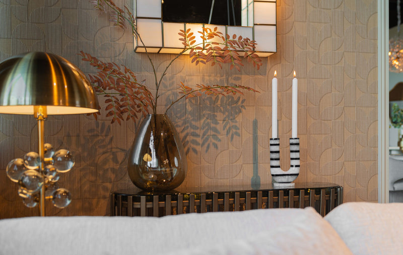 Richmond Tischlampe Bela Bronze - Tischleuchte mit Marmorfuß