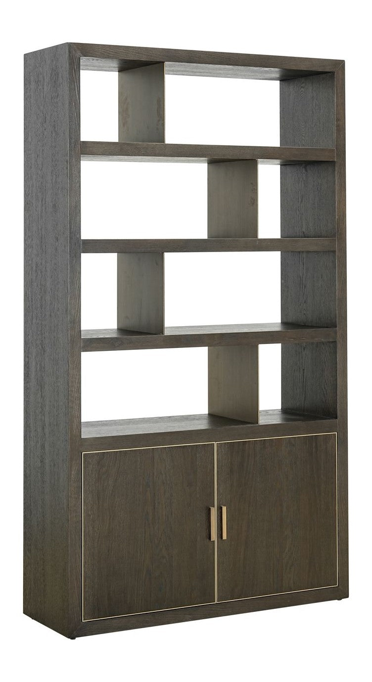 Richmond Schrank Rivertree Eiche braun – offene Regale & Türen