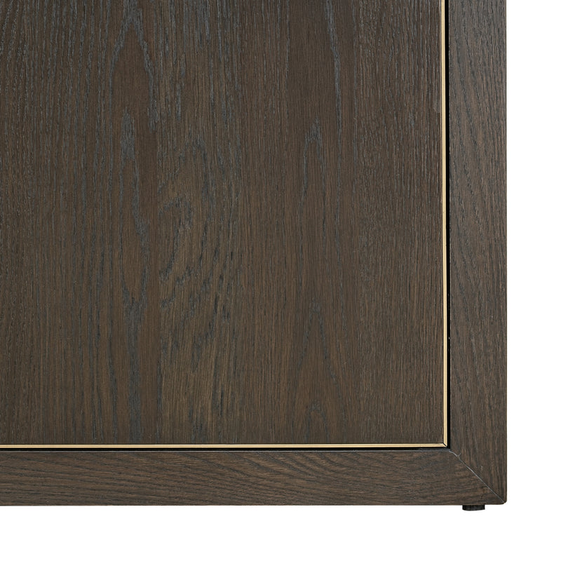 Richmond Schrank Rivertree Eiche braun – offene Regale & Türen