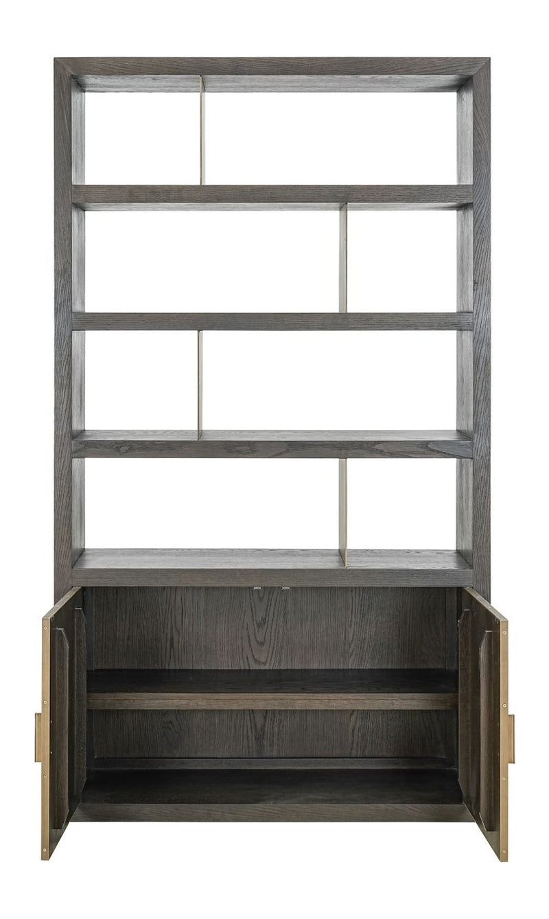 Richmond Schrank Rivertree Eiche braun – offene Regale & Türen