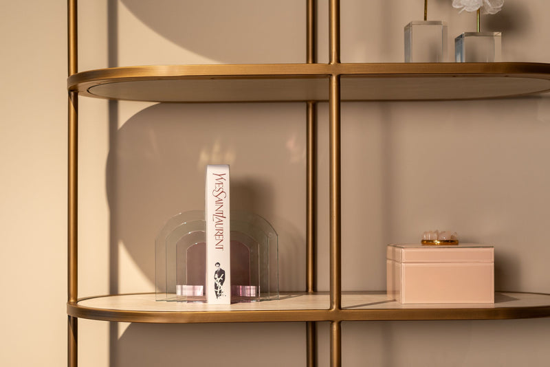 Richmond Vitrine Tivoli White – Keramikplatte, Eisen & MDF, 197 cm