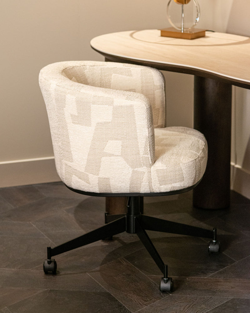 Richmond Schreibtisch Ritz – Keramik-Platte im Travertin-Look, 150 cm
