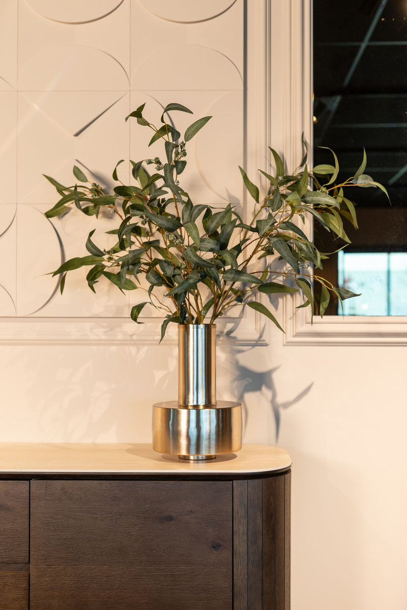 Richmond Sideboard Ritz – Eichenfurnier & Keramik im Travertin-Look