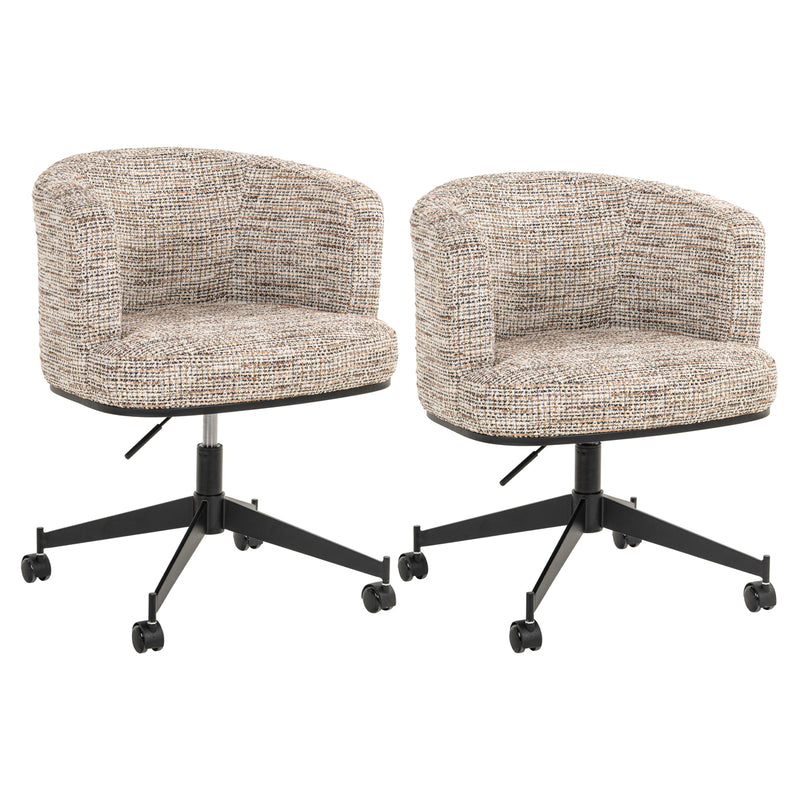 Esszimmerstuhl Rochenne Trendy Nature – Drehstuhl mit Rollen