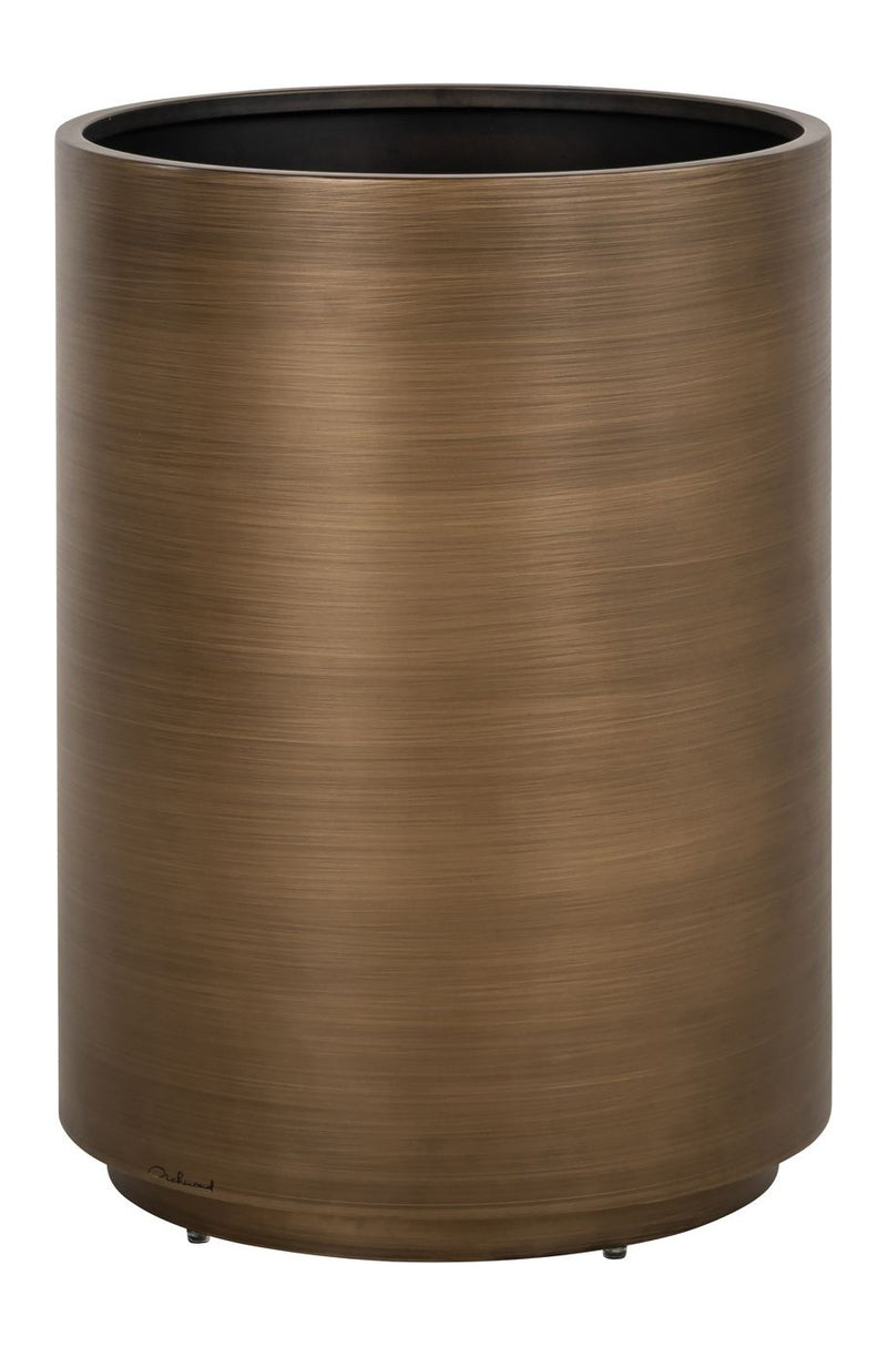 Pflanzgefäß Dira brushed gold Ø 45 cm aus Eisen, Richmond
