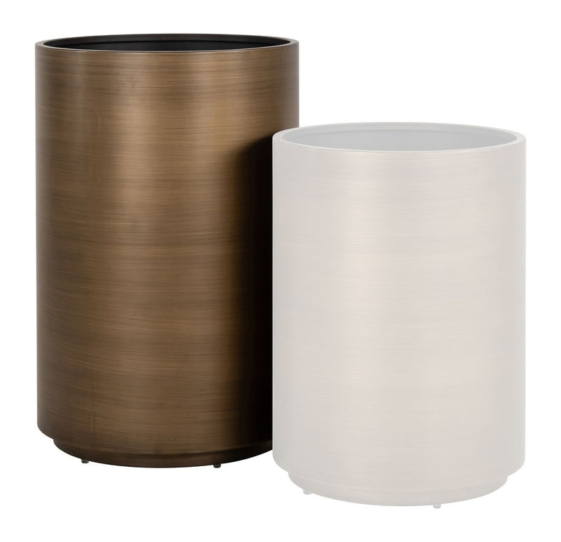 Richmond Pflanzgefäß Dira Ø50 cm brushed gold aus Eisen
