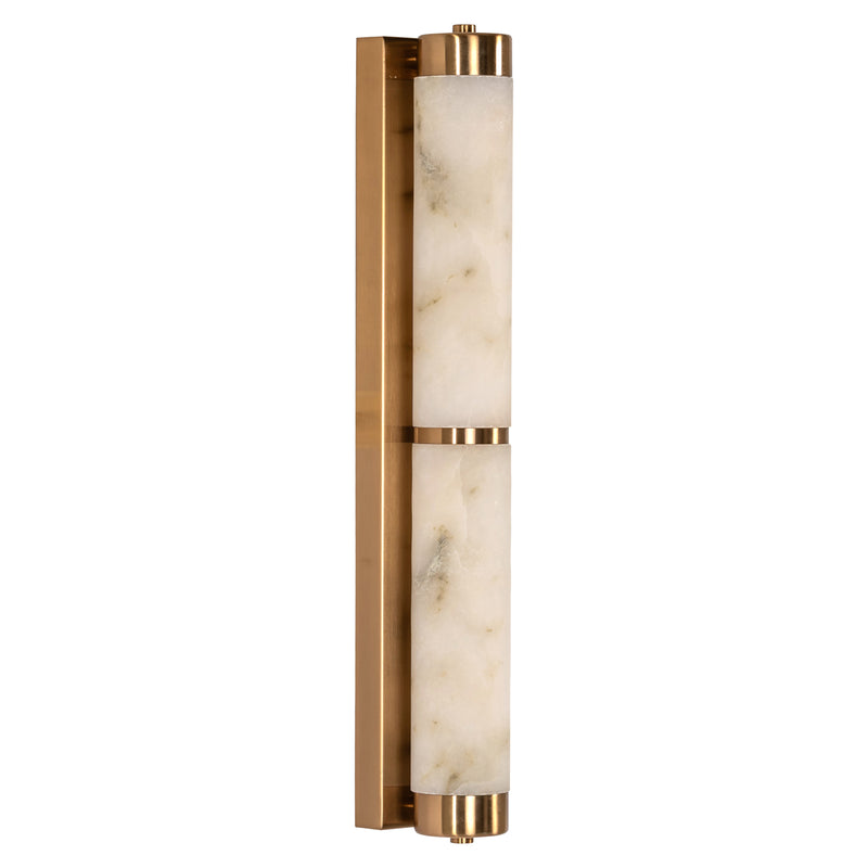 Wandlampe Lycke Gold – Wandleuchte aus Eisen und Alabaster