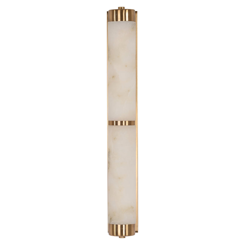 Wandlampe Lycke Gold – Wandleuchte aus Eisen und Alabaster
