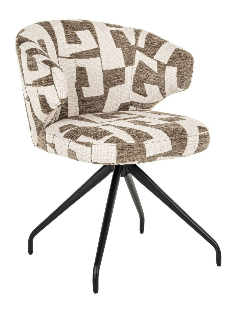 Esszimmerstuhl Milly moss graffic mit Drehfunktion, Richmond