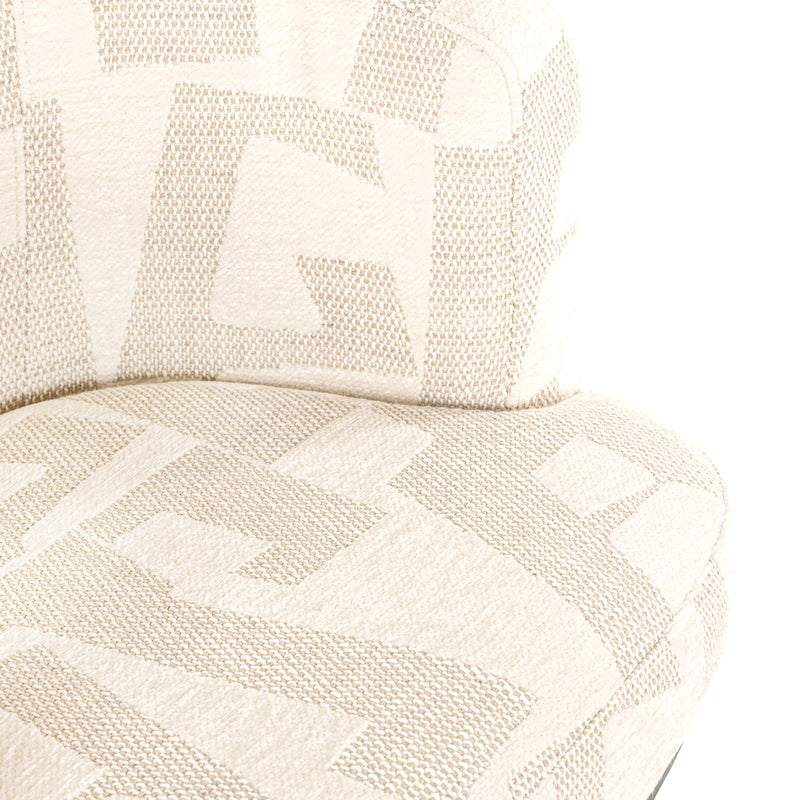 Esszimmerstuhl Cheyenne beige graffic mit Drehfunktion, Richmond