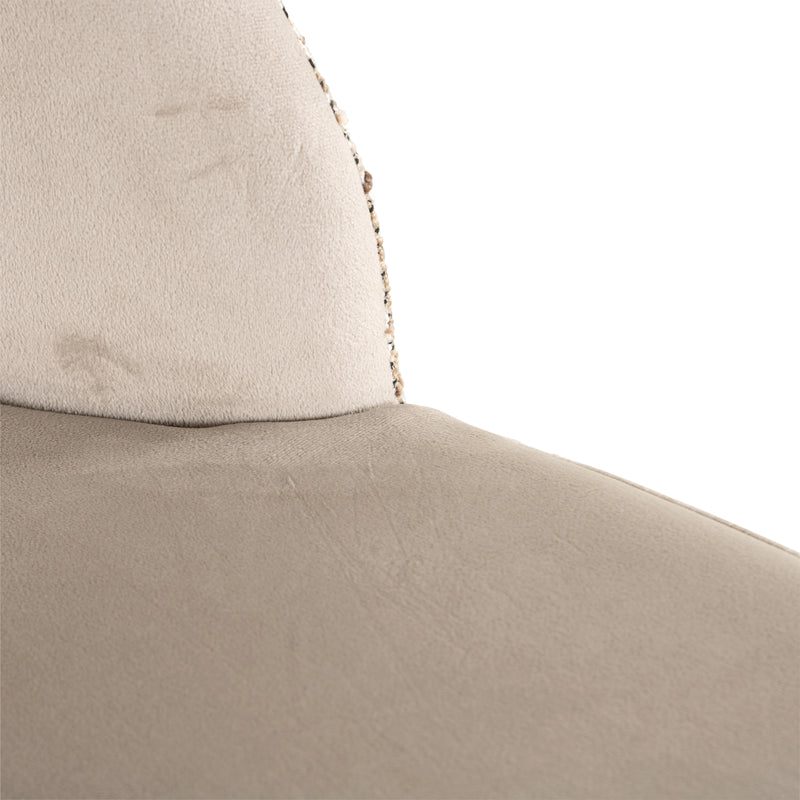 Barhocker Tabitha Richmond – Samtbezug trendy nature, Metallgestell