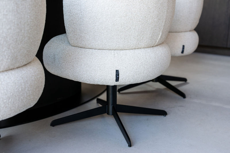 Esszimmerstuhl Alexis Biscotti drehbar, Polyester, Richmond