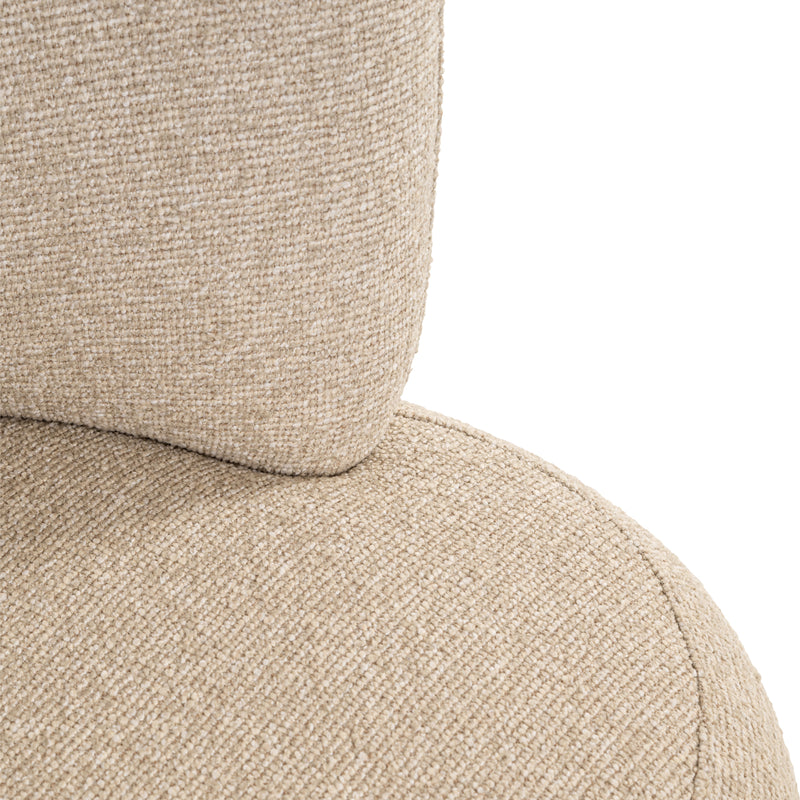 Esszimmerstuhl Alexis Biscotti drehbar, Polyester, Richmond