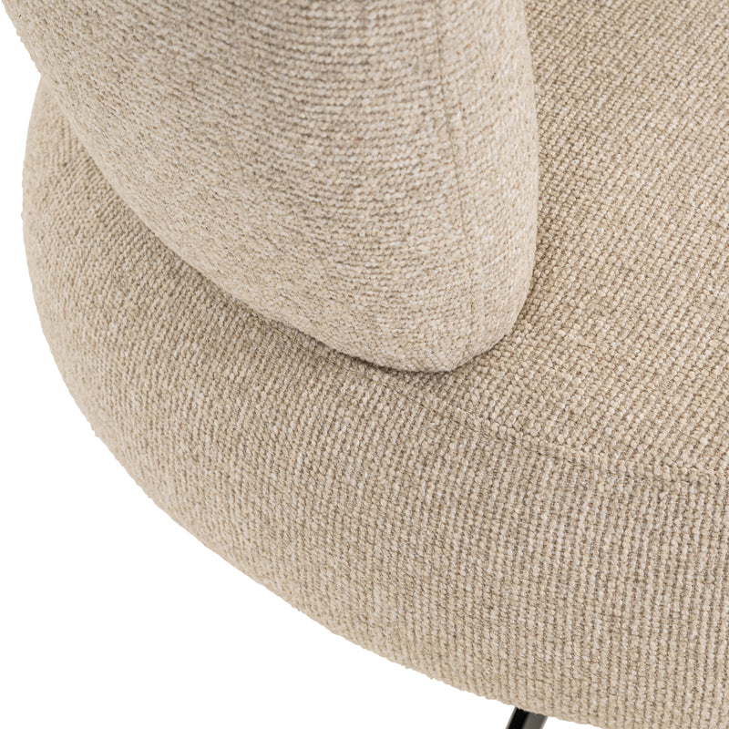 Esszimmerstuhl Alexis Biscotti drehbar, Polyester, Richmond
