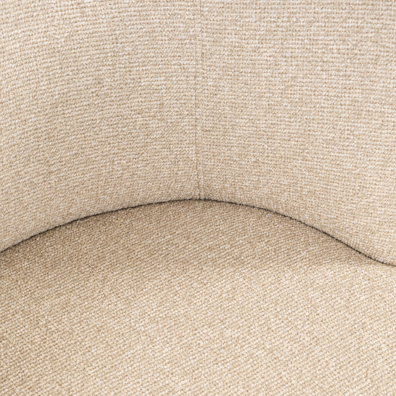 Esszimmerstuhl Alexis Biscotti drehbar, Polyester, Richmond