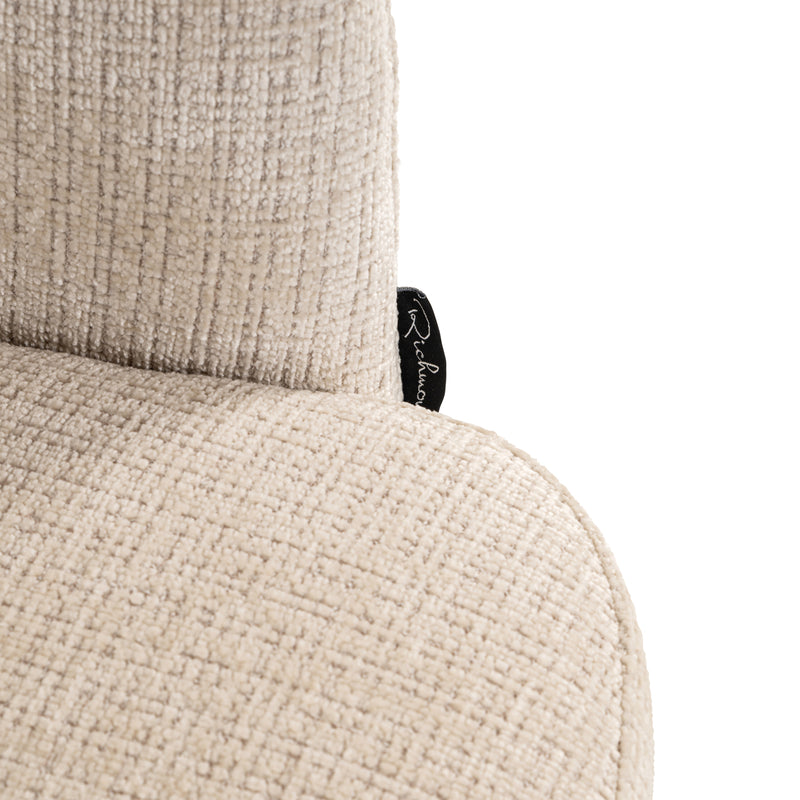 Esszimmerstuhl Serenity Niagara Beige drehbar mit Polyesterbezug