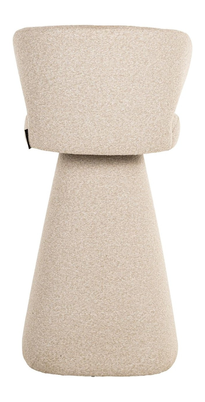 Barhocker Gatsbi Biscotti mit gepolstertem Sitz & Bronze-Fußstütze