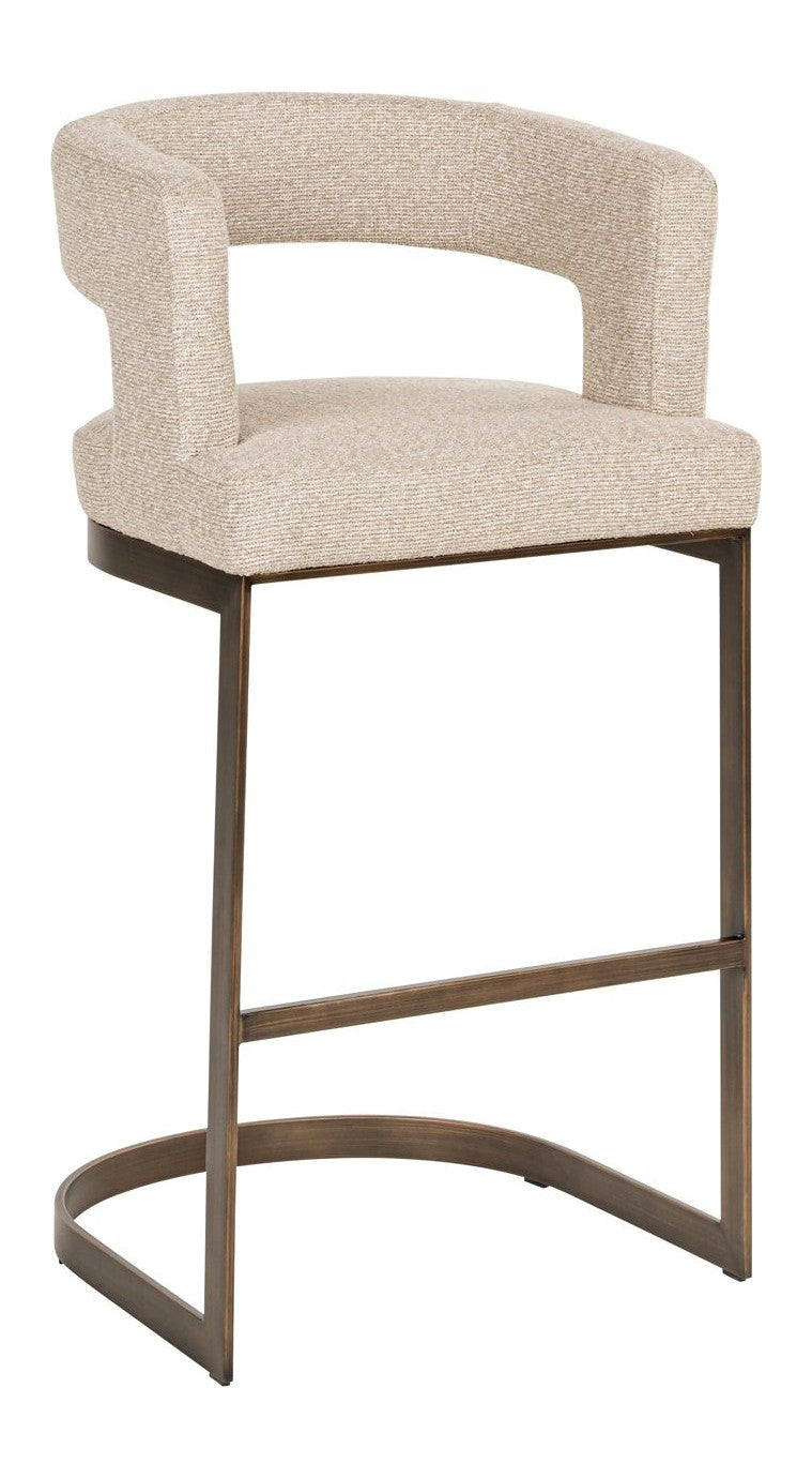 Barhocker Ellis biscotti – Richmond Thekenhocker mit Polsterbezug