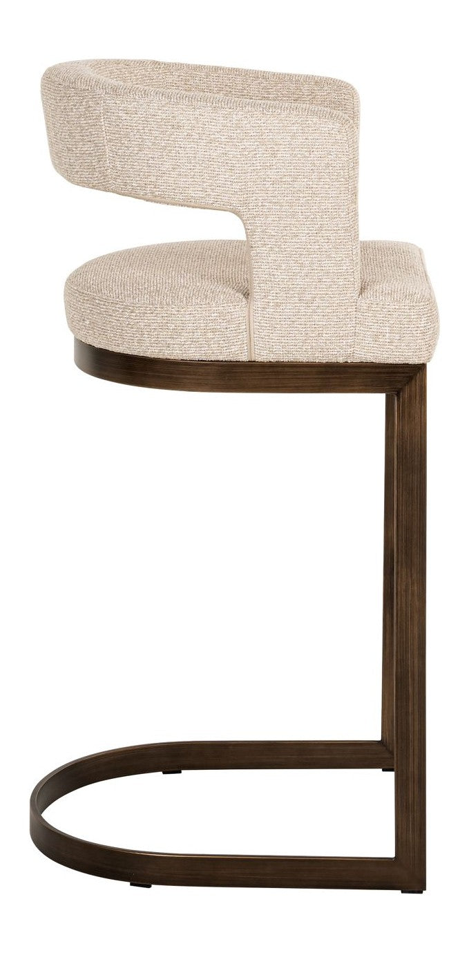 Barhocker Ellis biscotti – Richmond Thekenhocker mit Polsterbezug