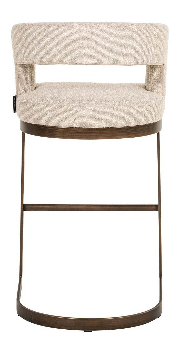 Barhocker Ellis biscotti – Richmond Thekenhocker mit Polsterbezug