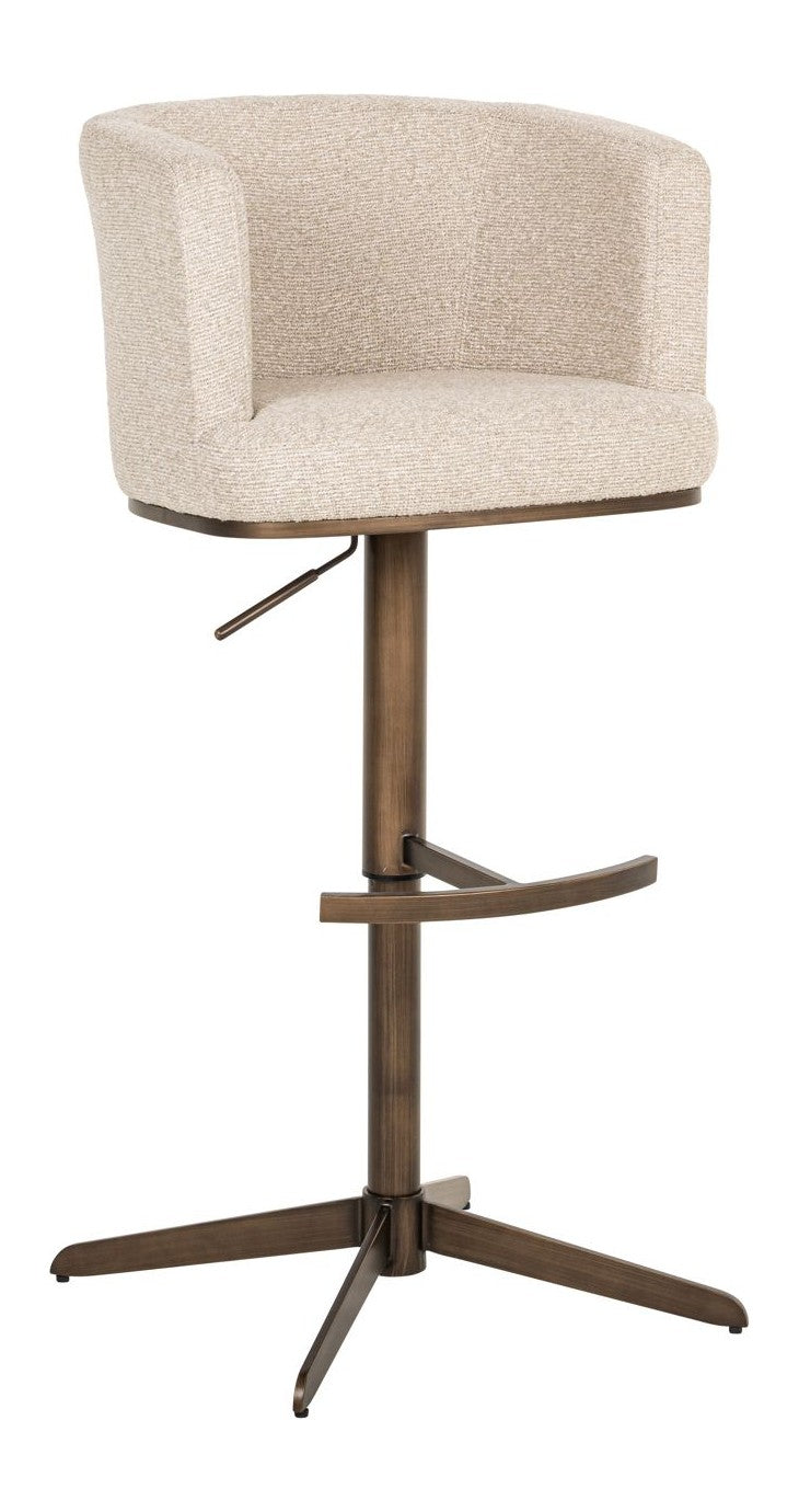 Barhocker Cheyenne biscotti - höhenverstellbar mit Drehfunktion