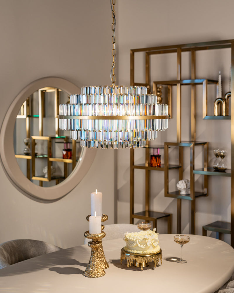 Esszimmerstuhl Olivia biscotti – drehbarer Polsterstuhl fürs Esszimmer