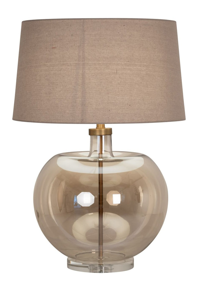 Tischlampe Jazzy amber – Richmond Design-Leuchte aus Glas & Eisen
