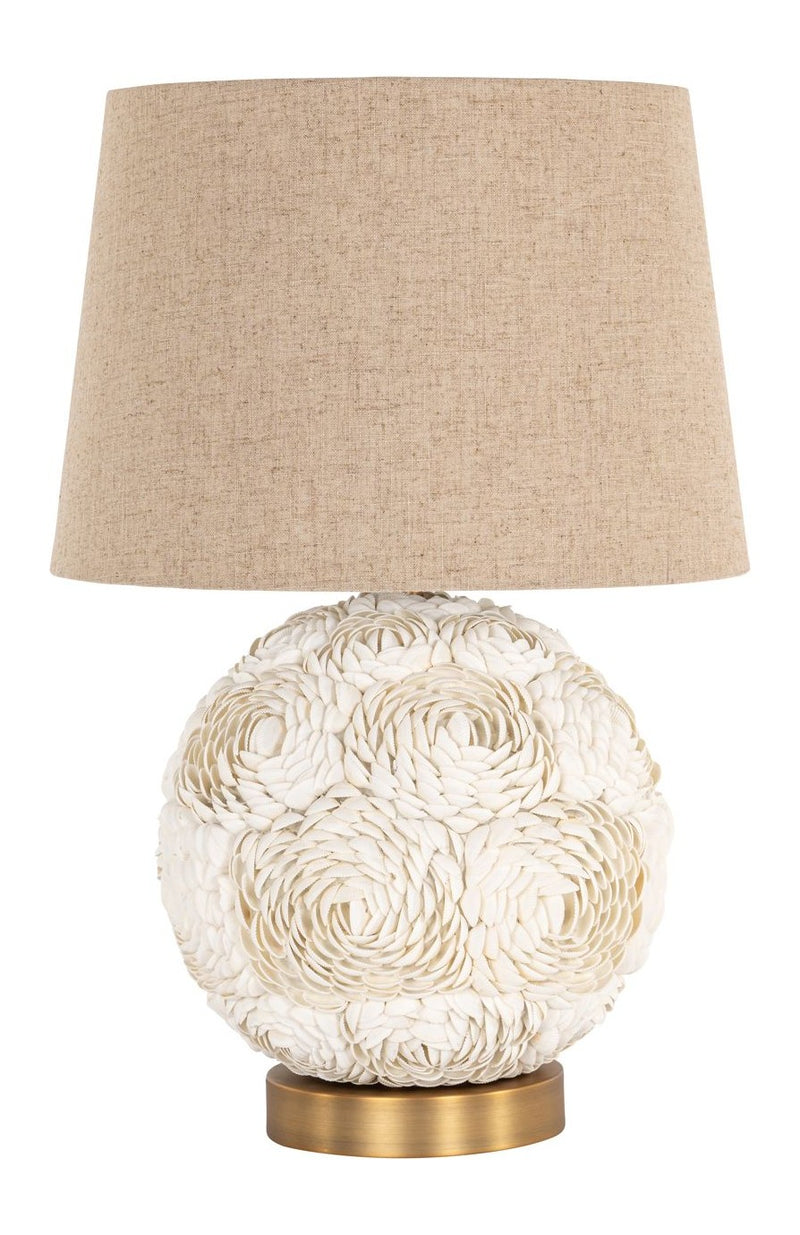 Richmond Tischlampe Jamie white – Design-Tischleuchte in Weiß, E27
