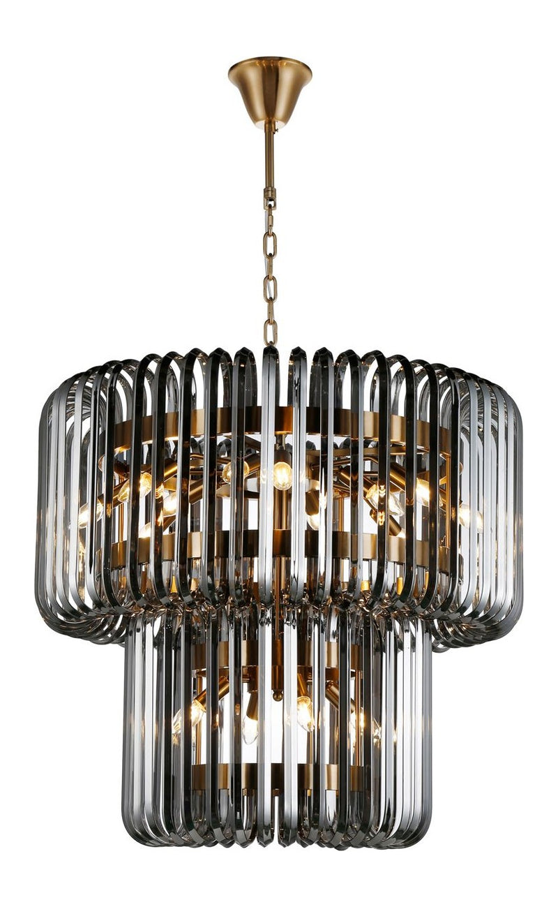 Pendelleuchte Bryon Smoke – Design-Leuchter mit E14-Fassung