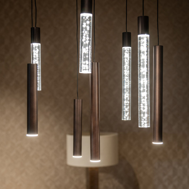 Pendelleuchte Oxley Bronze mit 8 Flammen – Richmond Design
