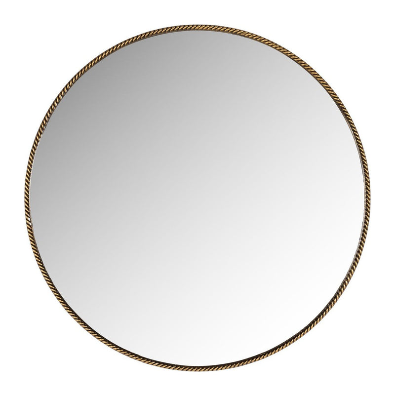 Spiegel Lavinia gold Ø70 cm – runder Wandspiegel mit Metallrahmen
