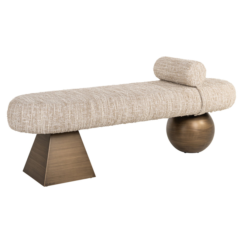 Sitzbank Geneva Alexander Jones beige angora, Polyester-Bezug