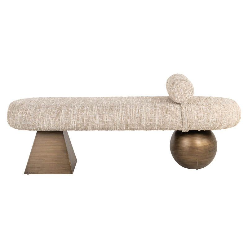 Sitzbank Geneva Alexander Jones beige angora, Polyester-Bezug