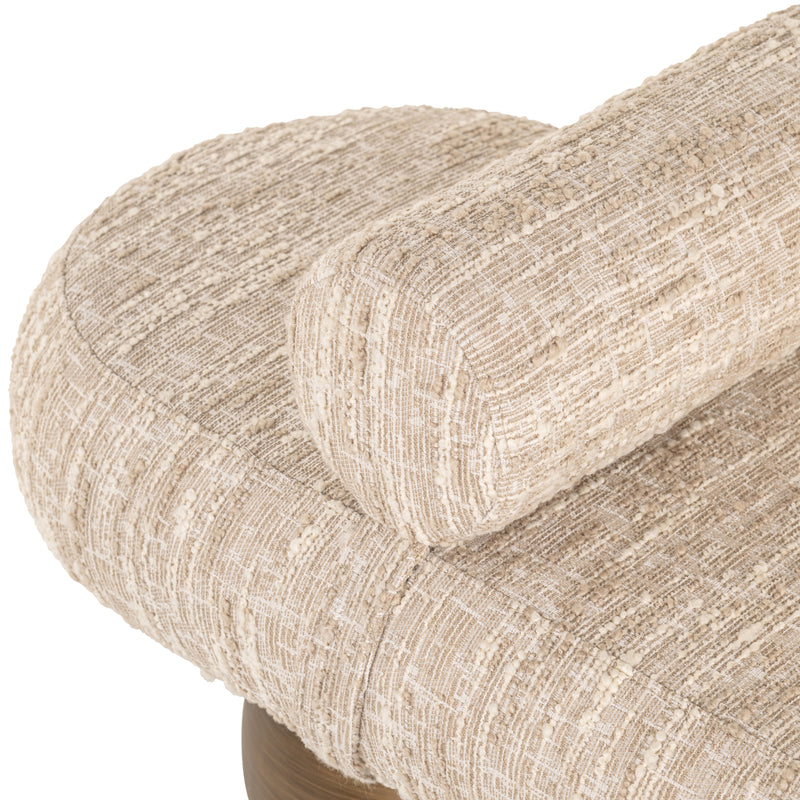 Sitzbank Geneva Alexander Jones beige angora, Polyester-Bezug