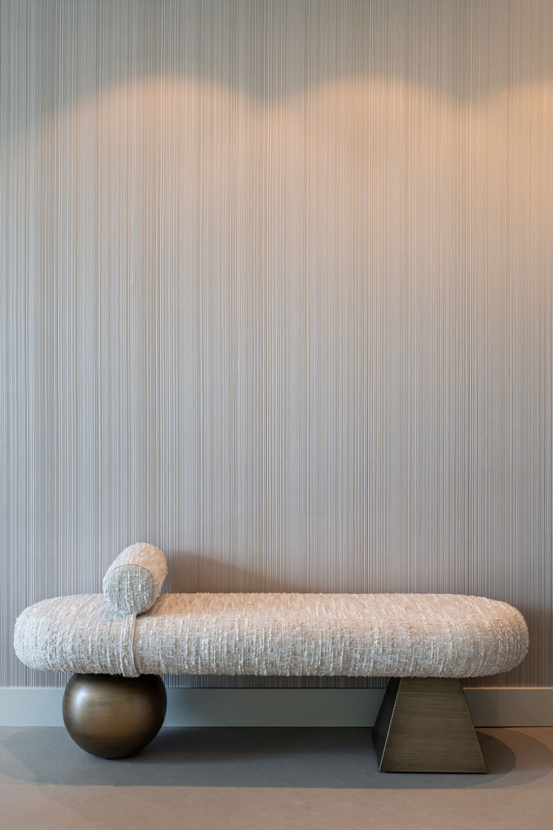 Sitzbank Geneva Alexander Jones beige angora, Polyester-Bezug