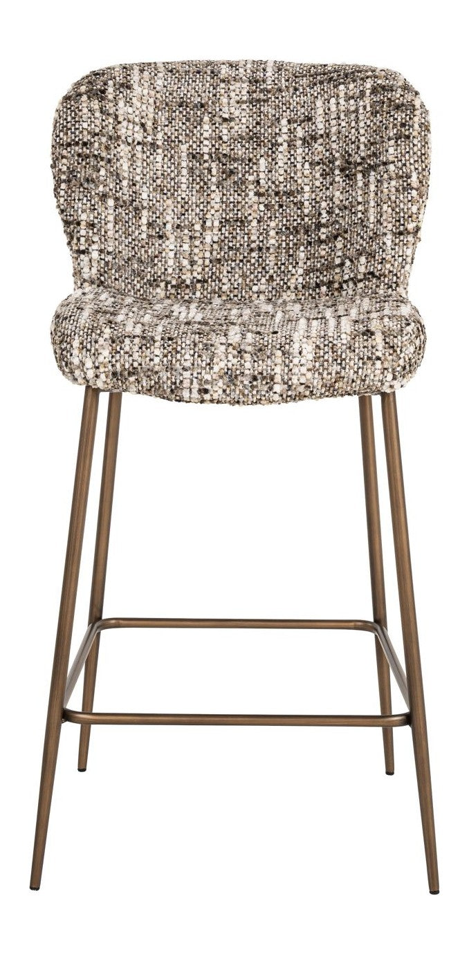Barhocker Odarby in Braun – Richmond Design mit Polyester-Bezug