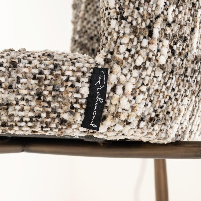 Barhocker Odarby in Braun – Richmond Design mit Polyester-Bezug