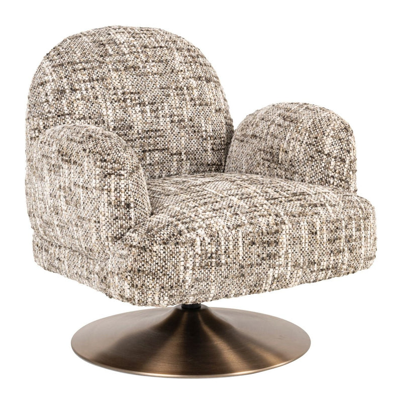 Lounge Sessel Kagney – Drehsessel in Braun von Richmond Interiors