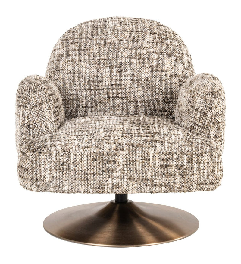 Lounge Sessel Kagney – Drehsessel in Braun von Richmond Interiors