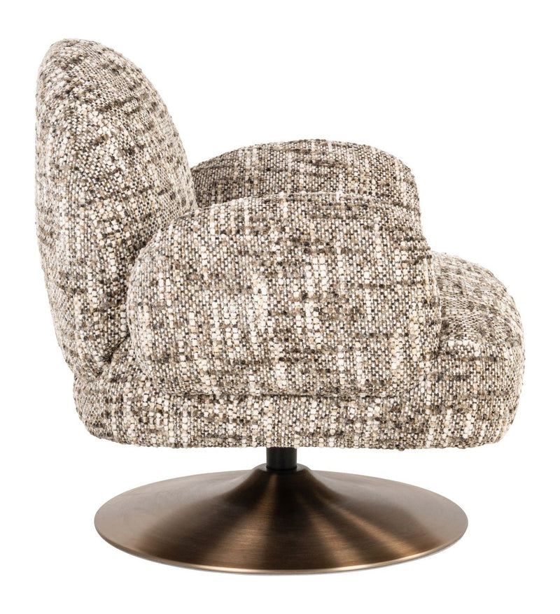 Lounge Sessel Kagney – Drehsessel in Braun von Richmond Interiors