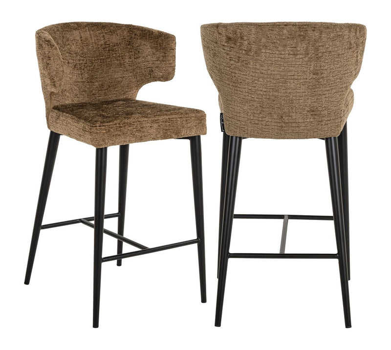 Barhocker Taylor Brandy Fusion mit schwer entflammbarem Bezug