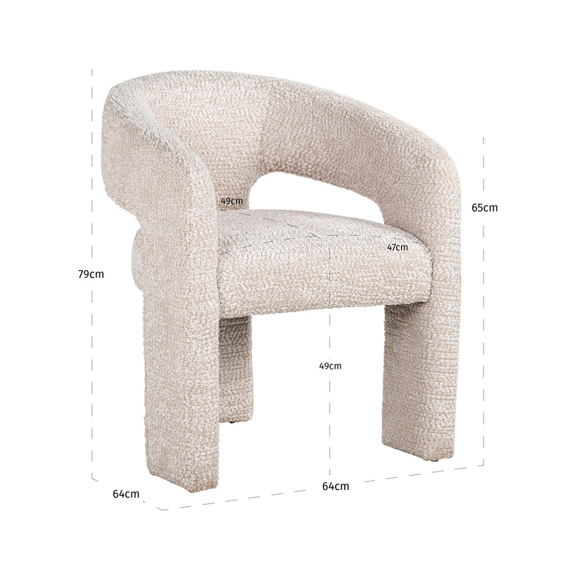 Esszimmerstuhl Belle customized – Richmond Design, schwer entflammbar