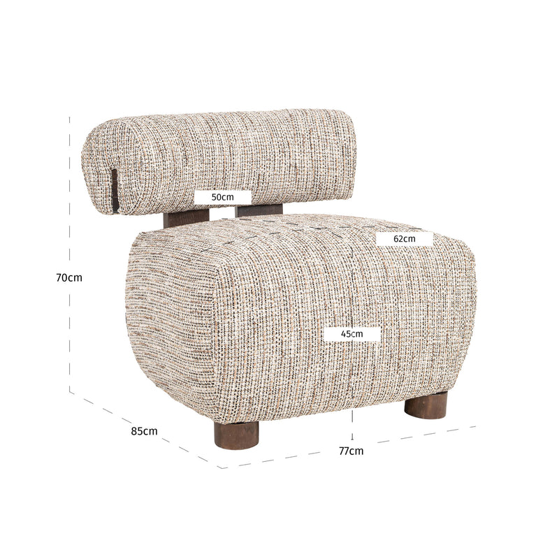 Lounge Stuhl Arabella schwer entflammbar – Richmond Design