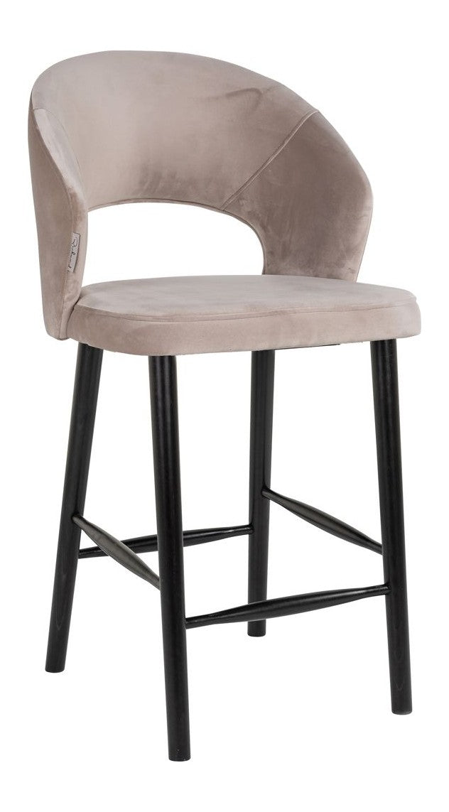 Barhocker Savoy mit schwer entflammbarem Bezug, Sitzhöhe 65 cm
