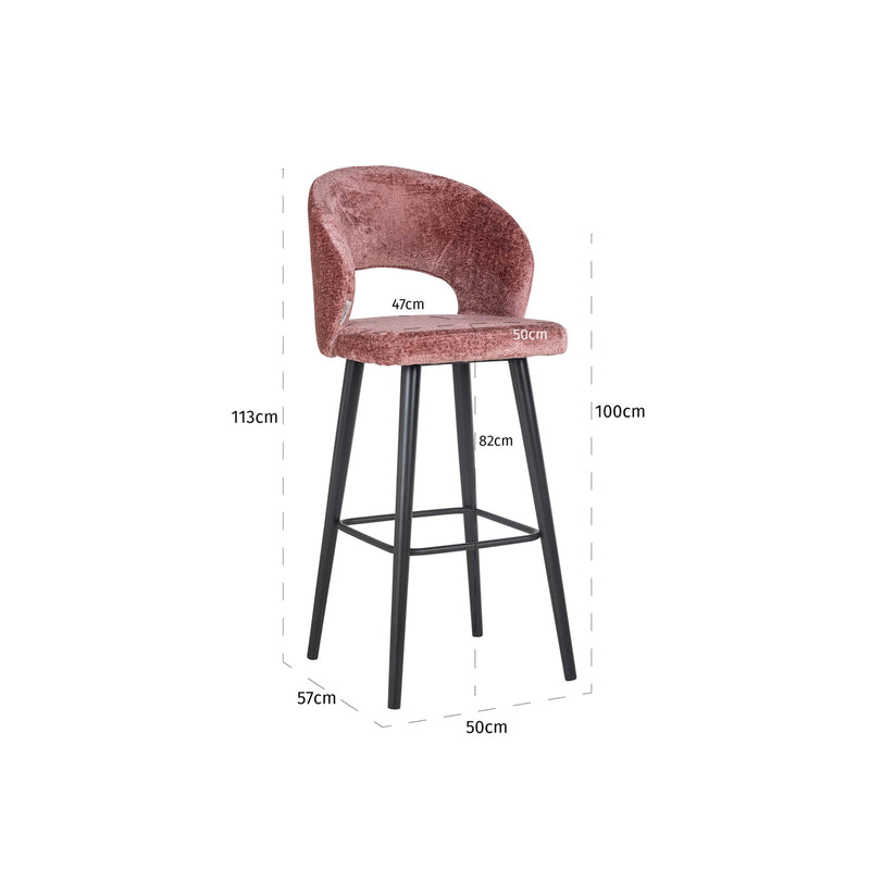 Barhocker Savoy customized, schwer entflammbar & sehr komfortabel